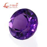 Natural Amethyst Round Cut Gemstone 4-10mm