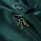 4pairs 925 Sterling Silver Earring Hook for DIY Drop Earring Making