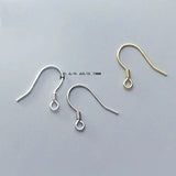 4pairs 925 Sterling Silver Earring Hook for DIY Drop Earring Making