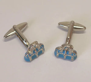 4pairs/lot Bag Cufflinks 3D Enamel Cuff Links Men Jewelry Gift
