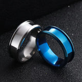 Stainless Steel Zircon Spinner Rings - Punk Spikes - Mens Womens Gift