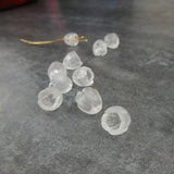 Handcarved Quartz Tulip Crystal Lily of the valley Loose Bead Components