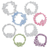 Metal Spring Flower Wreath Cutting Dies for DIY Scrapbooking