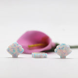 Fire Opal Shell Pendant 8.9*10.1MM for Women