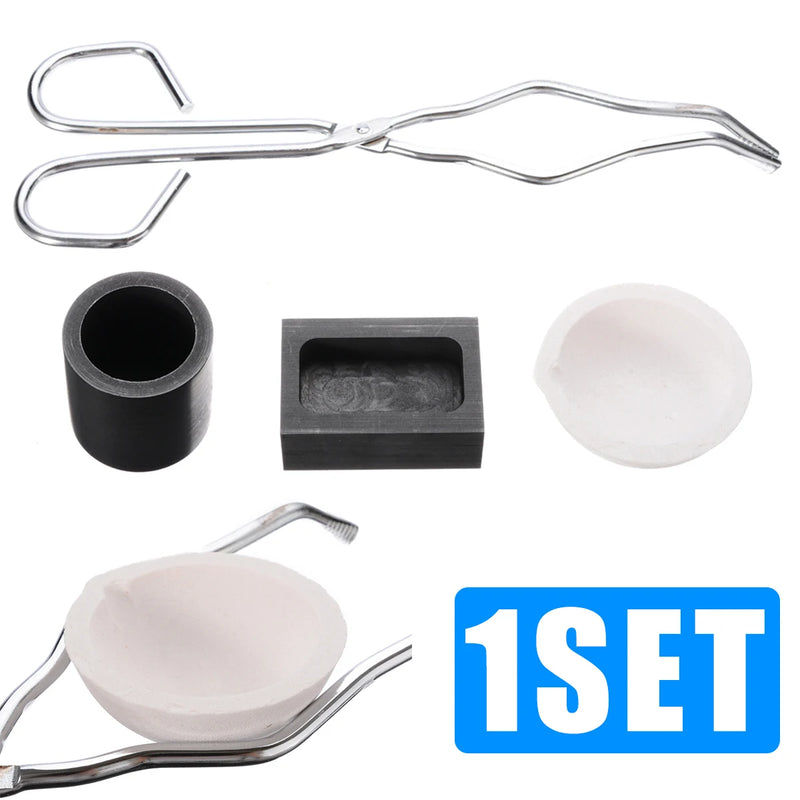 4pcs 16OZ High Purity Graphite Melting Casting Kit Jewelry Supplies