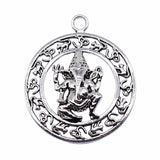4pcs Antique Silver Plated Elephant Charms Pendant for Jewelry Making