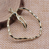 4pcs Geometry Charms Pendants for Earring Making