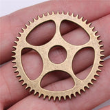 4pcs Gear Steampunk Pendant Charms for Jewelry Making DIY Craft