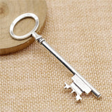 4pcs 79mm Antique Bronze Key Charms for Jewelry Making
