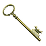 4pcs 79mm Antique Bronze Key Charms for Jewelry Making