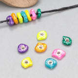 4pcs 925 Sterling Silver Irregular Spacer Beads for DIY Bracelet Making
