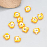 4pcs 925 Sterling Silver Irregular Spacer Beads for DIY Bracelet Making