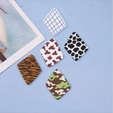 4pcs Acrylic Leopard Print Charms DIY Earring Jewelry Accessories
