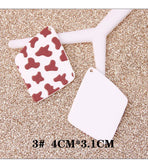 4pcs Acrylic Leopard Print Charms DIY Earring Jewelry Accessories