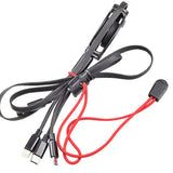 4pcs Adjustable Elastic Fixing Rope for Outdoor Travel Camping