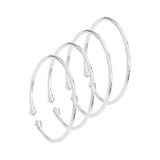 4pcs Africa Jewelry Ethiopian Bracelet Dubai Women Men Bangle Birthday Gift