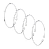 4pcs Africa Jewelry Ethiopian Bracelet Dubai Women Men Bangle Birthday Gift