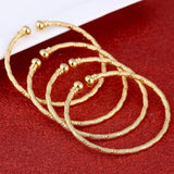 4pcs African Cuff Bangle For Boys Girls Ethiopian Charm Bracelet