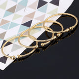 4pcs African Cuff Bangle For Boys Girls Ethiopian Charm Bracelet