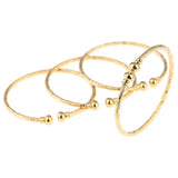 4pcs African Cuff Bangle For Boys Girls Ethiopian Charm Bracelet