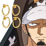 Anime Trafalgar Law Earrings Cosplay Jewelry Halloween Gift Drop