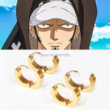 Anime Trafalgar Law Earrings Cosplay Jewelry Halloween Gift Drop
