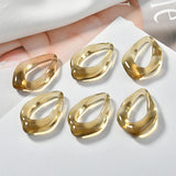 4pcs Resin Pendant Earring Accessories for DIY, Autumn & Winter Special Shape