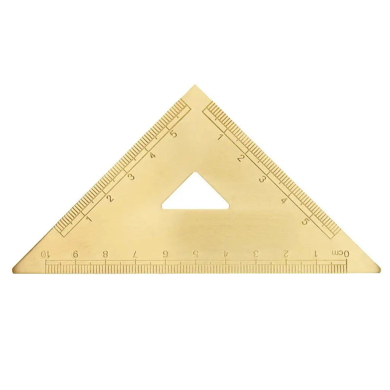 4pcs Brass Solid Graphic Examination Math Painting