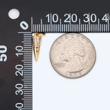 4pcs CZ Micro Pave Spike Stud Charm for DIY Jewelry (GB-2041)