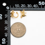 CZ Pave Butterfly Ear Cuff Non Pierced Dainty Earcuff Earring