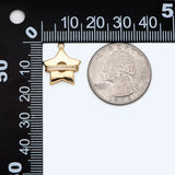 4pcs CZ Paved Star Charms, DIY Jewelry Making Supplies (GB-2337)