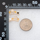 CZ Paved Star Ear Posts, Bar Earring, Pearl Mounts, Earring Settings