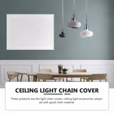 4pcs Chandelier Ceiling Light Chain Covers Dustproof Chain Protector