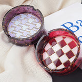 4pcs Checkerboard Houndstooth Ashtray Box Silicone Mold Jewelry Epoxy Resin
