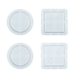 4pcs Checkerboard Houndstooth Ashtray Box Silicone Mold Jewelry Epoxy Resin