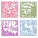 4pcs Christmas Frame Metal Cutting Dies for DIY Scrapbook Greeting Cards