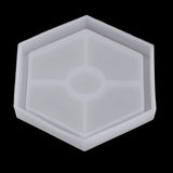 4pcs Coaster Resin Epoxy Mold Silicone Mold Casting Mould