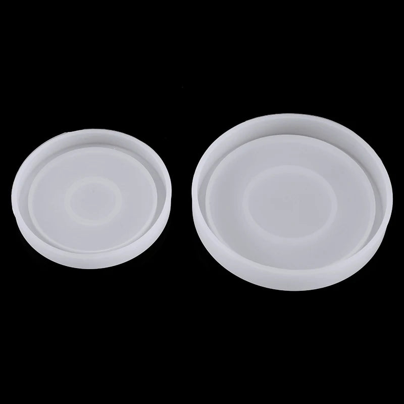 4pcs Coaster Resin Epoxy Mold Silicone Mold Casting Mould