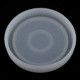 4pcs Silicone Coaster Molds Round Epoxy Casting Resin Cup Pads Flowerpot Base