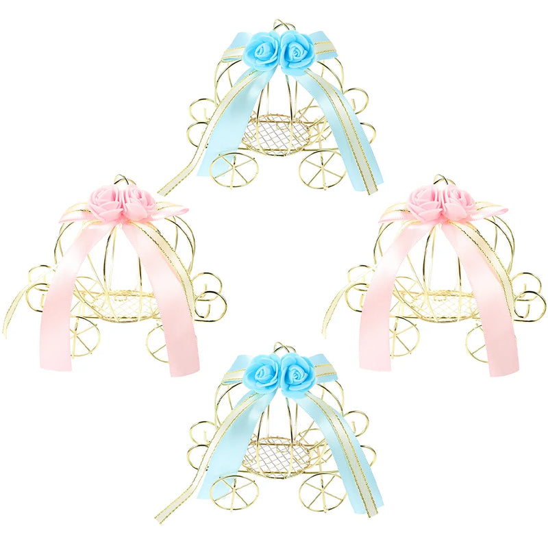 4pcs Wedding Candy Container Party Favor Box