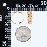 Double Twist Wavy Ring, Band Stacking Delicate Wave Rings