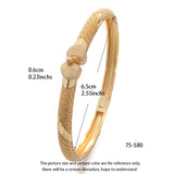 4pcs Dubai Bangle For Women Indian Bracelet Africa Ball Jewelry Bangle