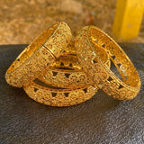 4pcs Dubai Bangles for Women 24k Islam Saudi Indian Bangle Ethiopian Bracelets