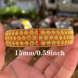 4pcs Dubai Bangles for Women 24k Bangle Ethiopian Bracelets