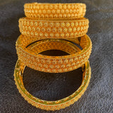 4pcs Dubai Bangles for Women 24k Bangle Ethiopian Bracelets