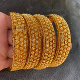 4pcs Dubai Bangles for Women 24k Bangle Ethiopian Bracelets