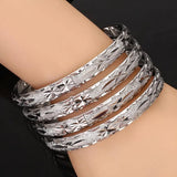 4pcs Dubai Bangle African Charm Bangles Jewelry