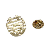 4pcs Enamel Pin Golden Wedding Brooches Backpack Lapel Pins Bag Badge