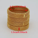 4pcs Ethiopian Africa Bangles Women Bridal Bracelet African Wedding Jewelry