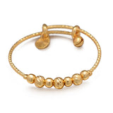 4pcs Ethiopian Arab Bangle for Girls Baby Charm Beads Bracelet Bell/Heart